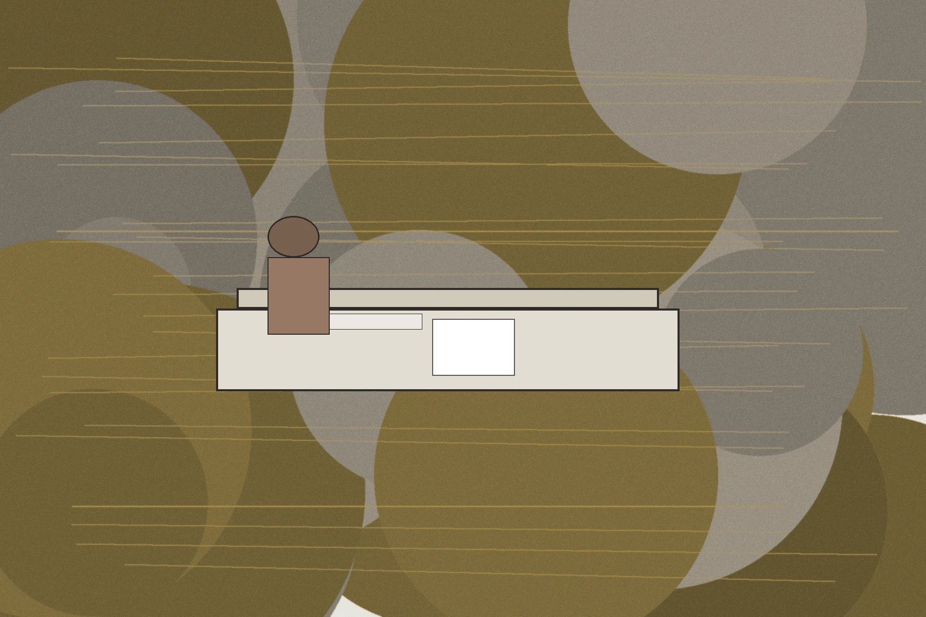 Aquarelle réaliste : opérateur sur presse DTF